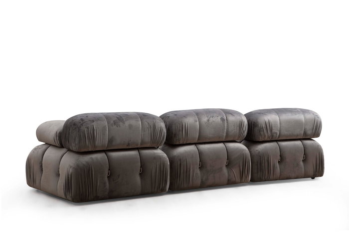 Atelier Del Sofa Bubble Sofá de 3 Plazas Gris Antracita Atelier Del Sofa Bubble Sofá de 3 Plazas Gris Antracita